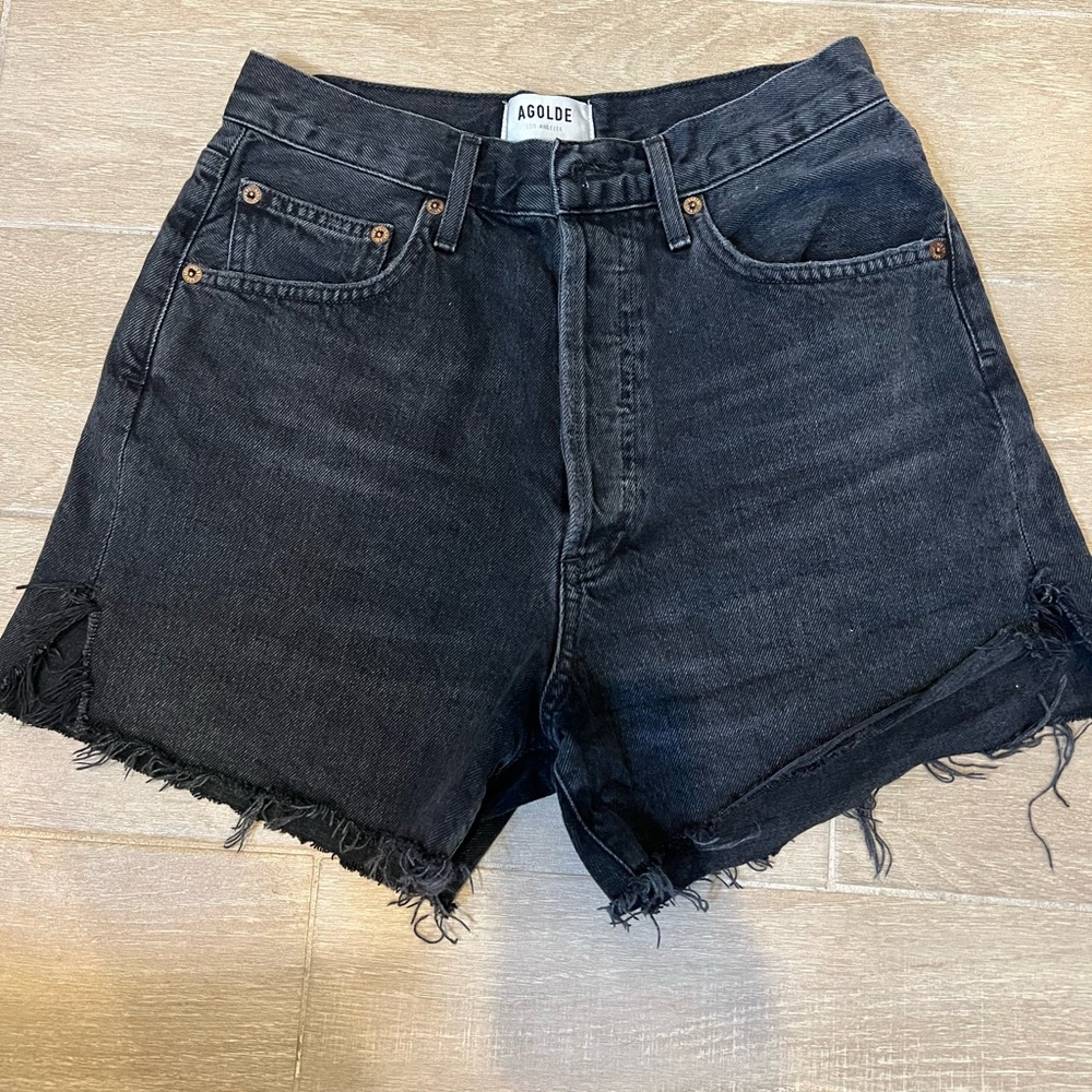 Agolde Dee Short in Divise (black)